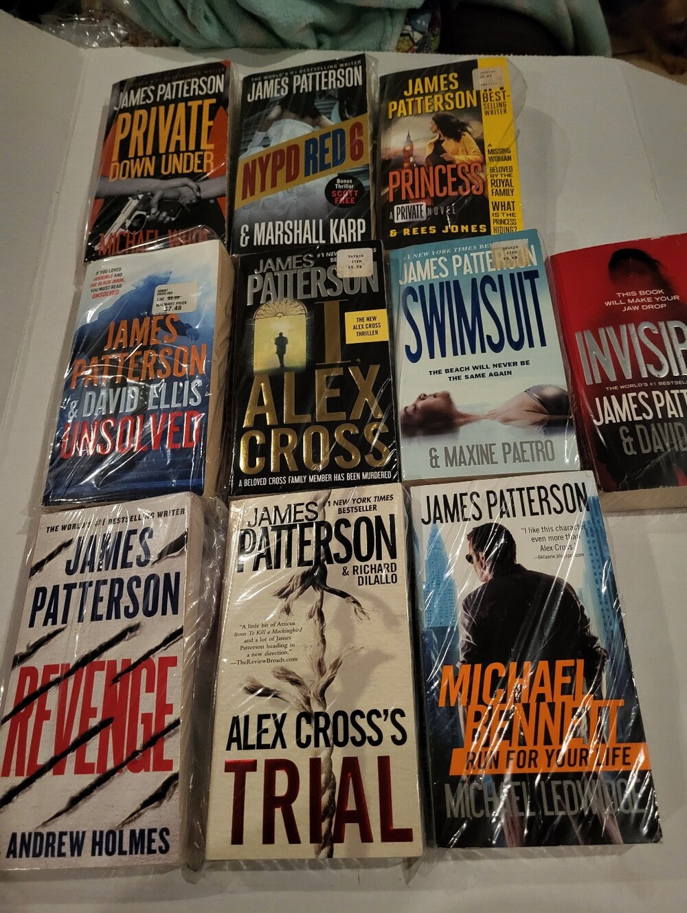 James Patterson Bundle. 10 Amazing See photos photographed each book